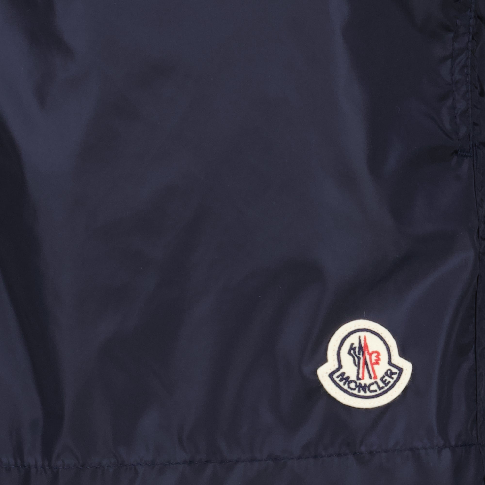Beachwear Marinefarbene Logo-Bade Shorts Moncler Bleu foncé Homme