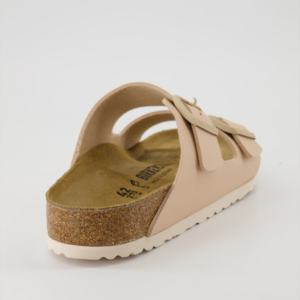 Open shoes Arizona Birko-Flor Sandals Birkenstock Beige Homme