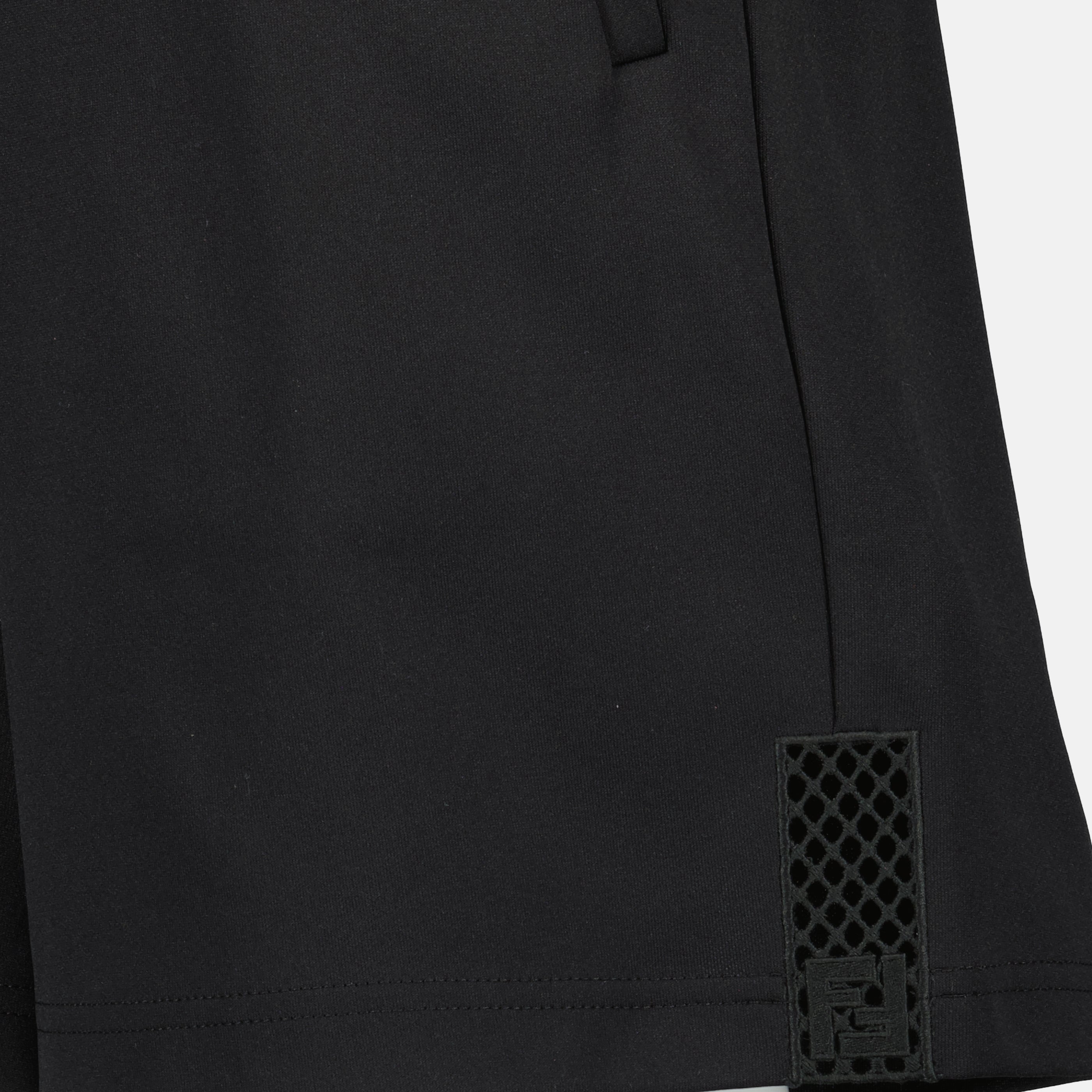 Pantalons Short en coton noir Fendi Noir Homme