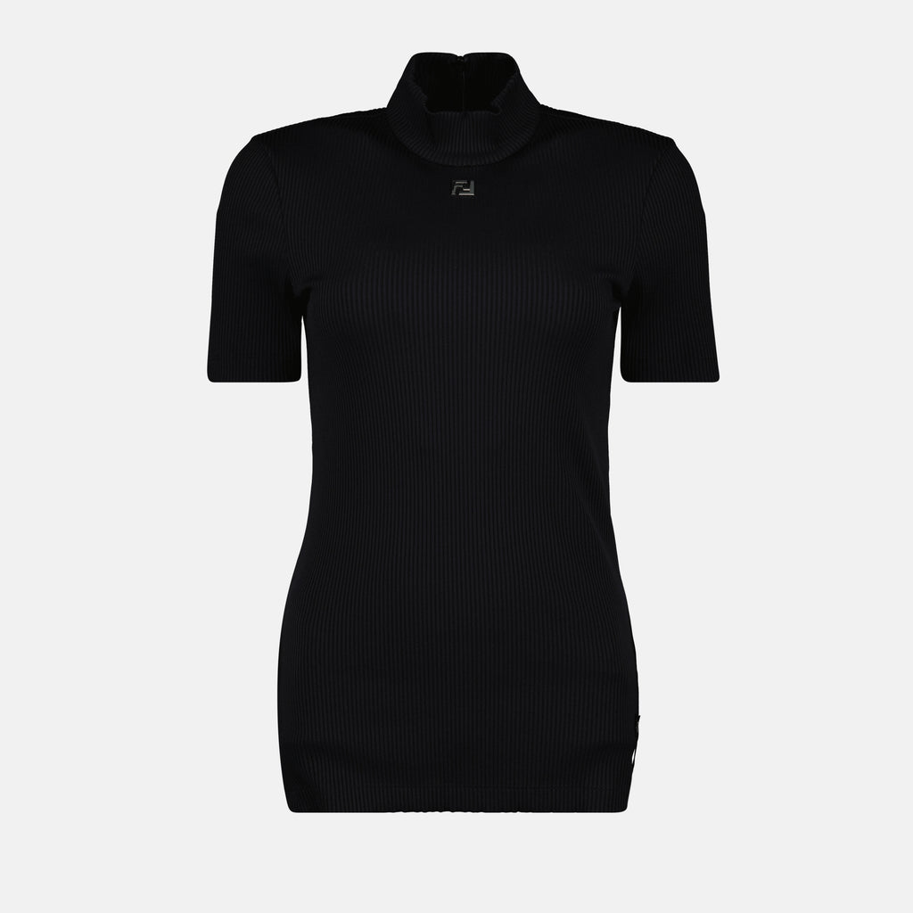 T-shirts Pull à col roulé Fendi Noir Homme