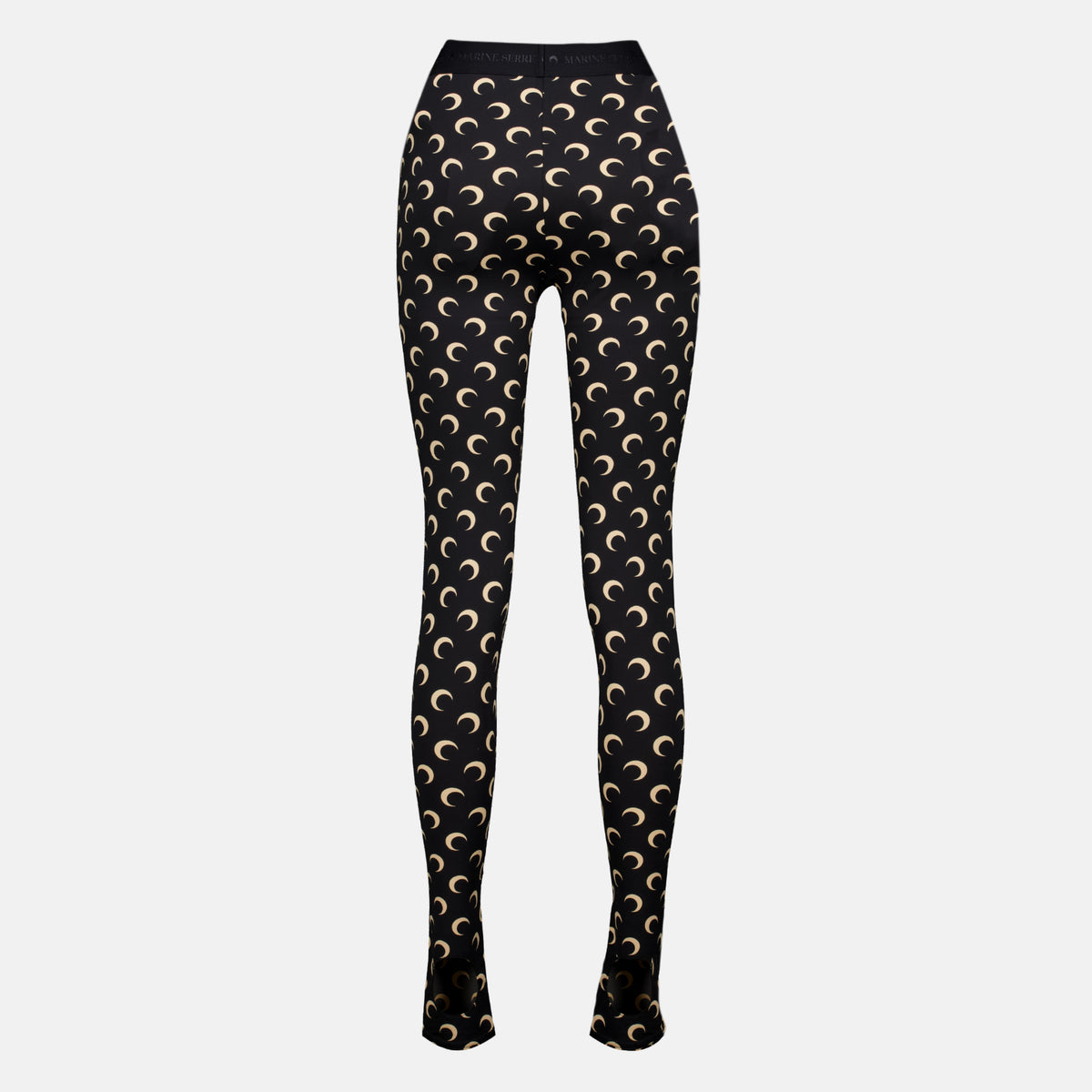 Pantalons Legging Impreso Luna Marine Serre Noir Femme