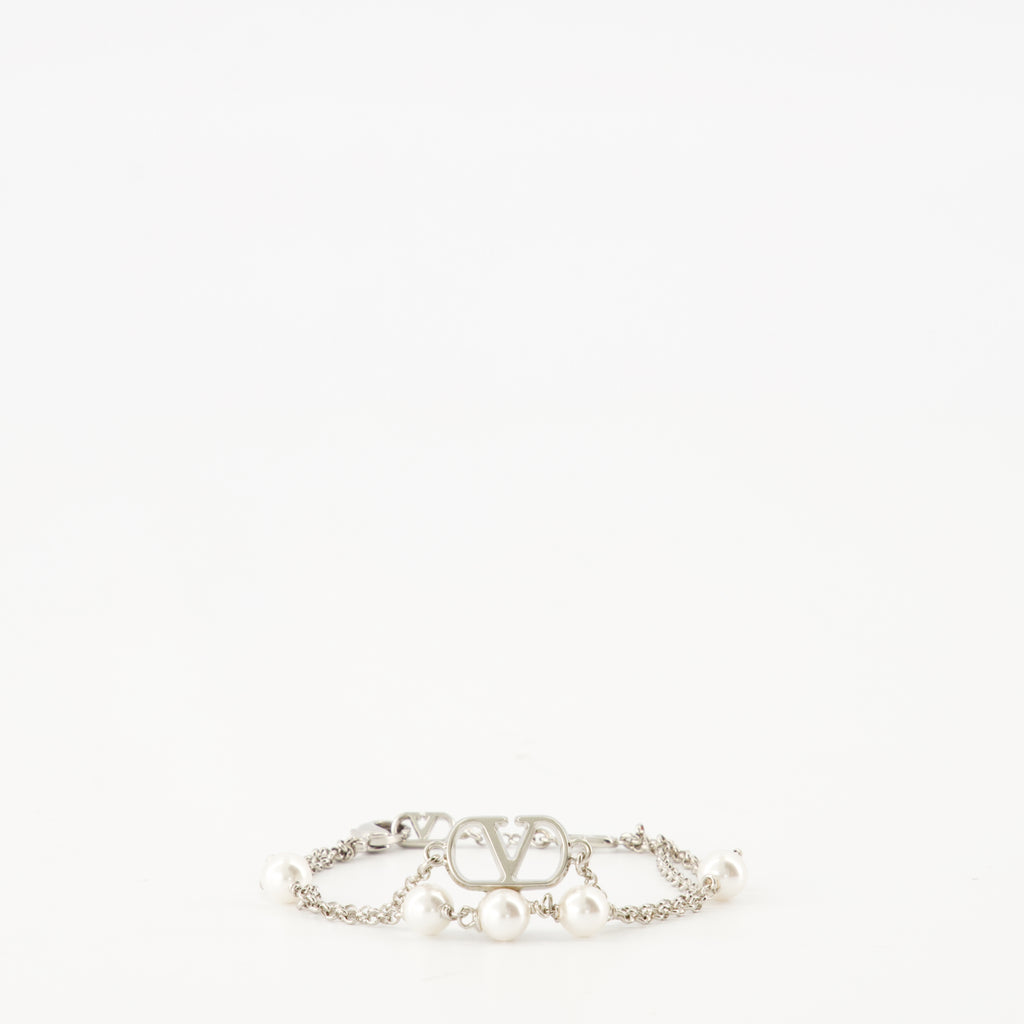 Bijoux Bracciale VLogo Valentino Garavani Argenté Femme
