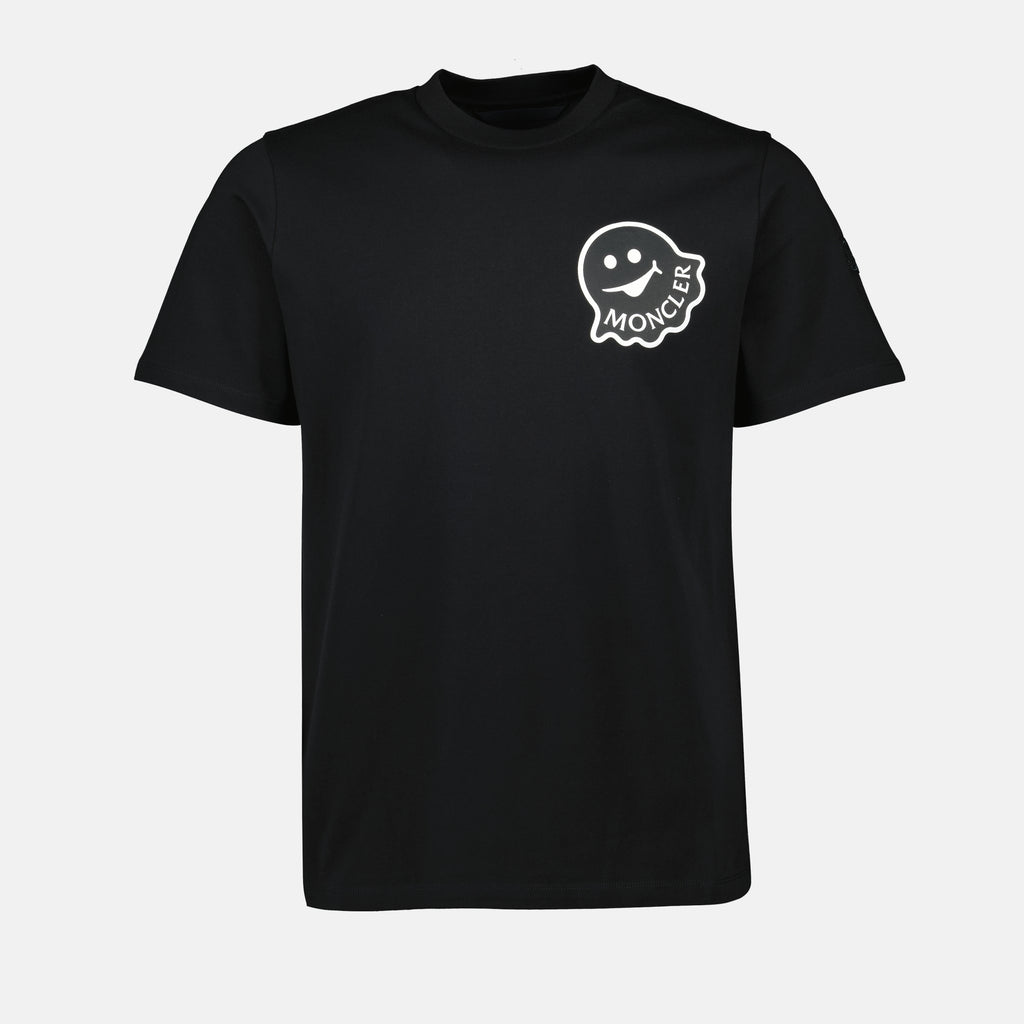 T-shirts T-shirt noir à logo Moncler Noir Homme