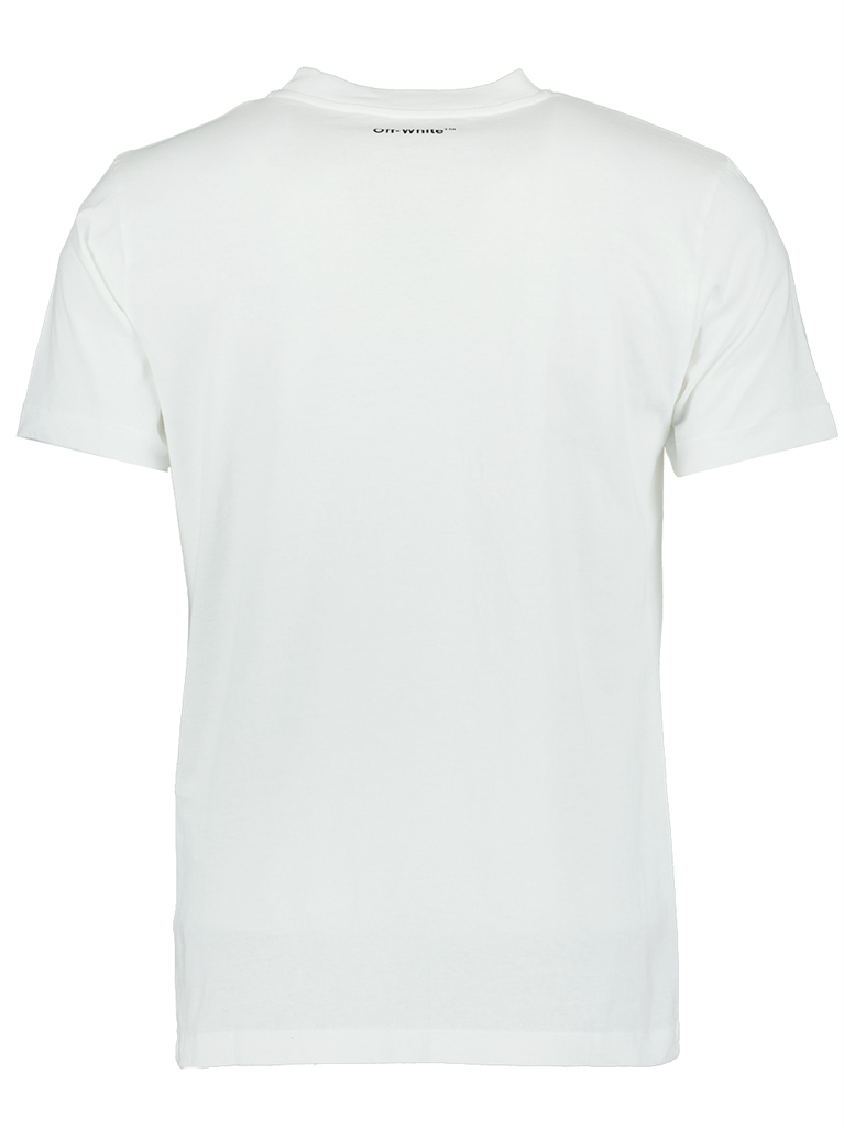 T-Shirts OMAA027C99JER006 0145 white blue Off-White Weiß Homme