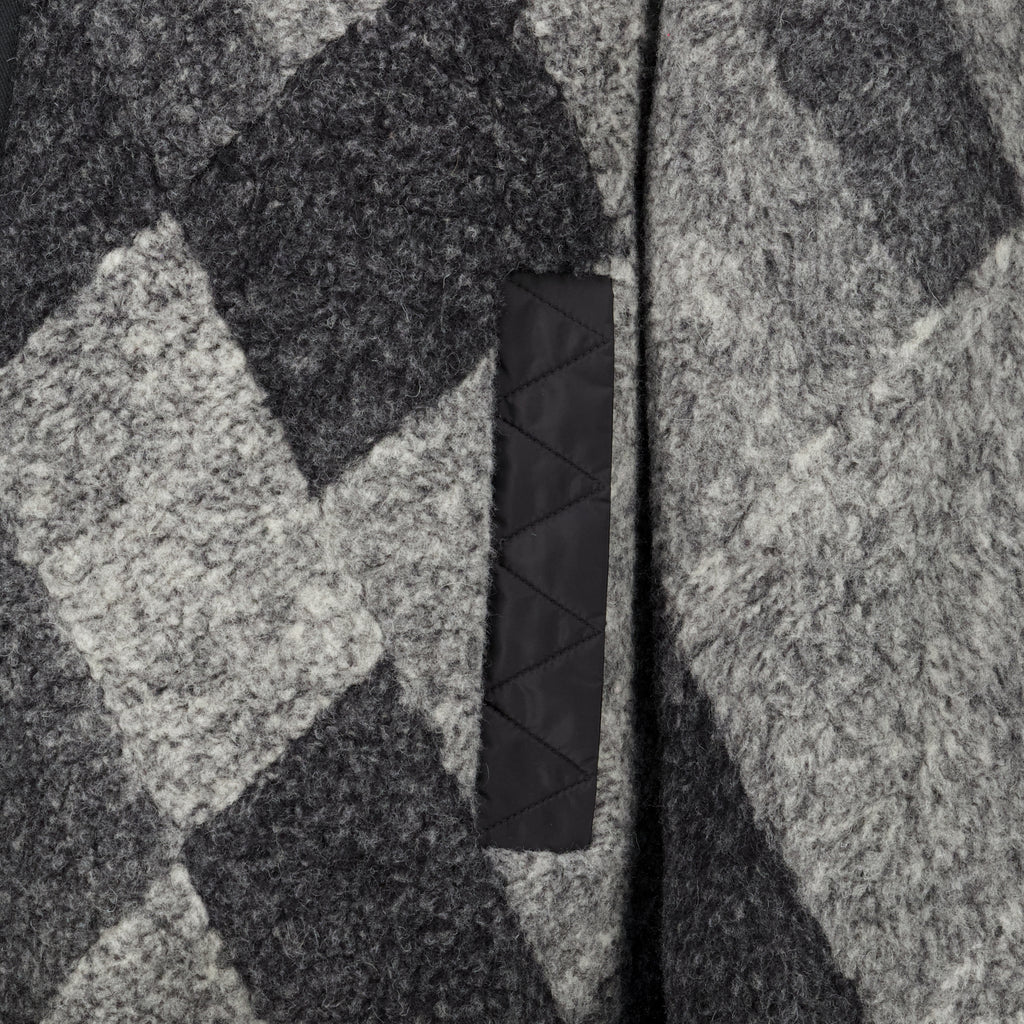 Vestes 지퍼 패턴 울 가디건 Moncler Gris Homme