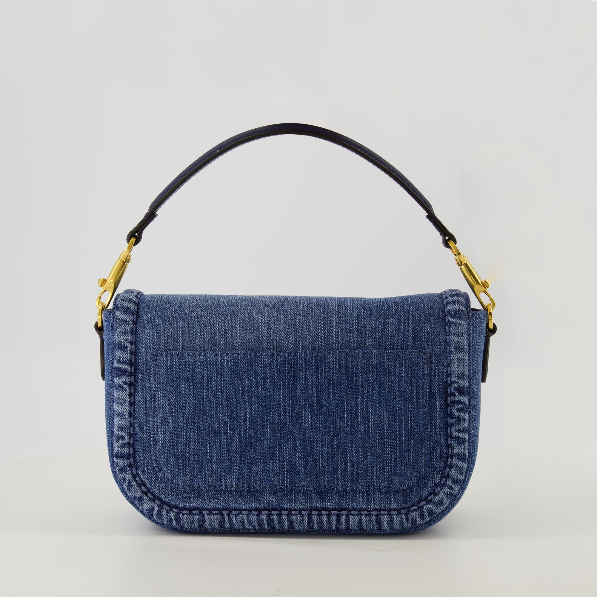 Sacs à main et épaule Sac VLogo en denim Valentino Garavani Bleu foncé Femme