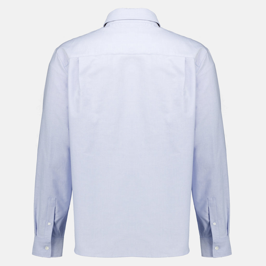 Chemises Chemise bleu en coton Maison Kitsune Bleu Homme