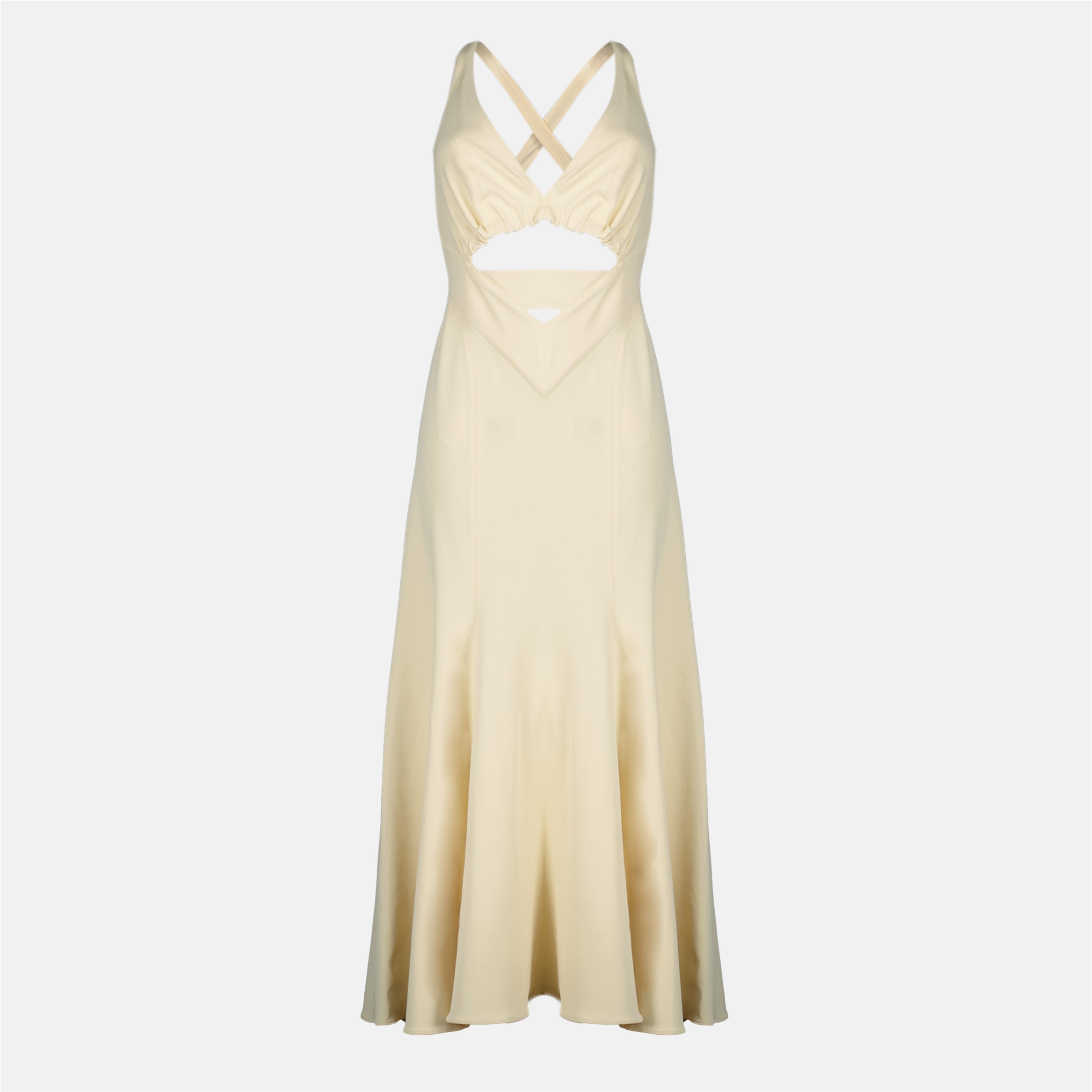 Robes Vestido de Jersey Beige Rabanne Beige Femme