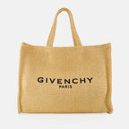 토트백 Sac G-Tote en raphia Givenchy 베이지 Femme