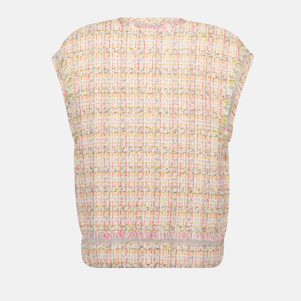 Vestes Veste en tweed Versace Rose Femme