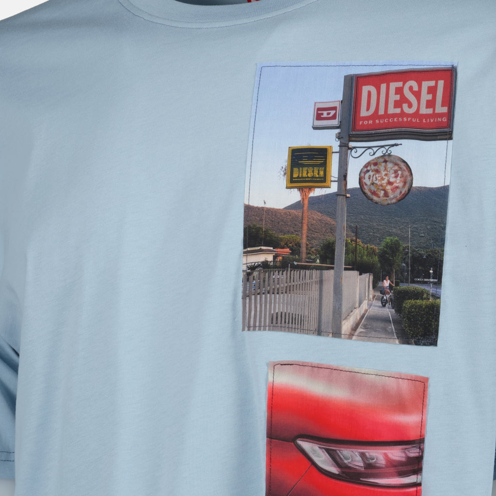 Imagen de la camiseta T-Box-T3 de la marca Diesel para Hombre - Temporada Otoño-Invierno 2025 - Vista Detallada_1