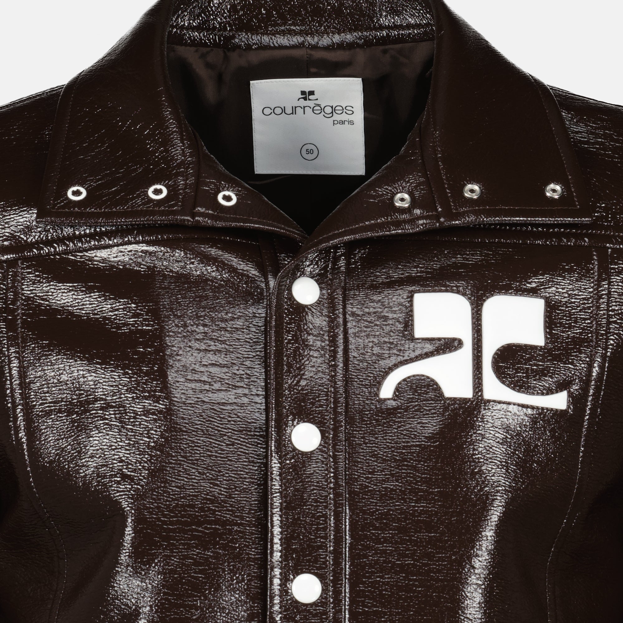 Vestes Vinyl Reissue Jacket Courrèges Marron Homme