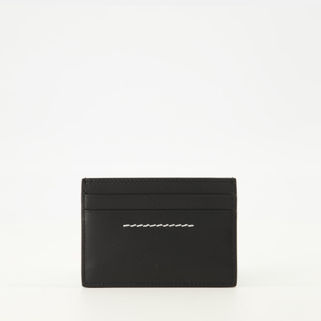 Immagine del porta carte Numeric nero del marchio Mm6 per Unisex - Collezione Primavera-Estate 2026 - Vista Posteriore