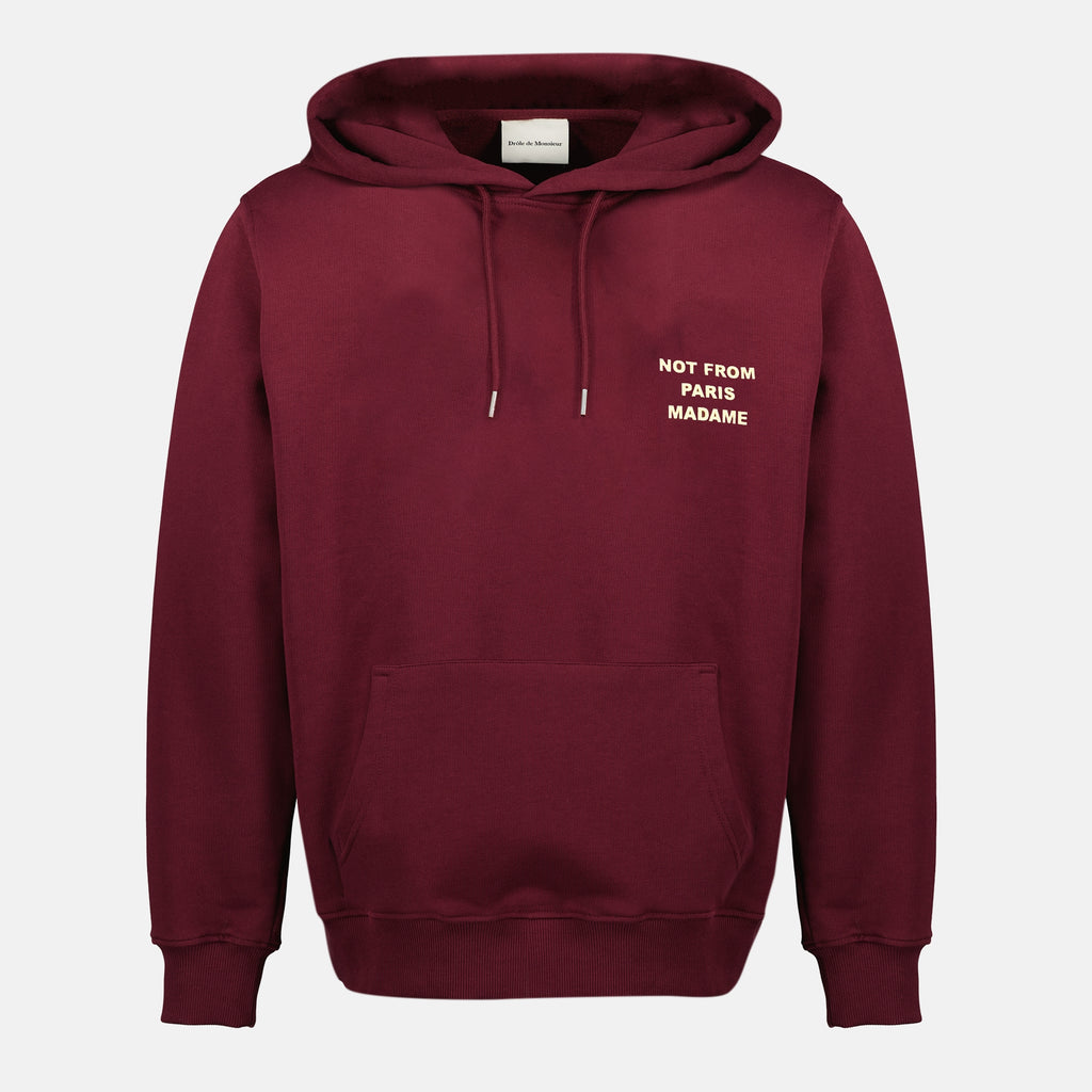 Bild des Artikels Hoodie mit Slogan der Marke Drole De Monsieur für Herren - Herbst-Winter-Saison 2025 - Frontalansicht