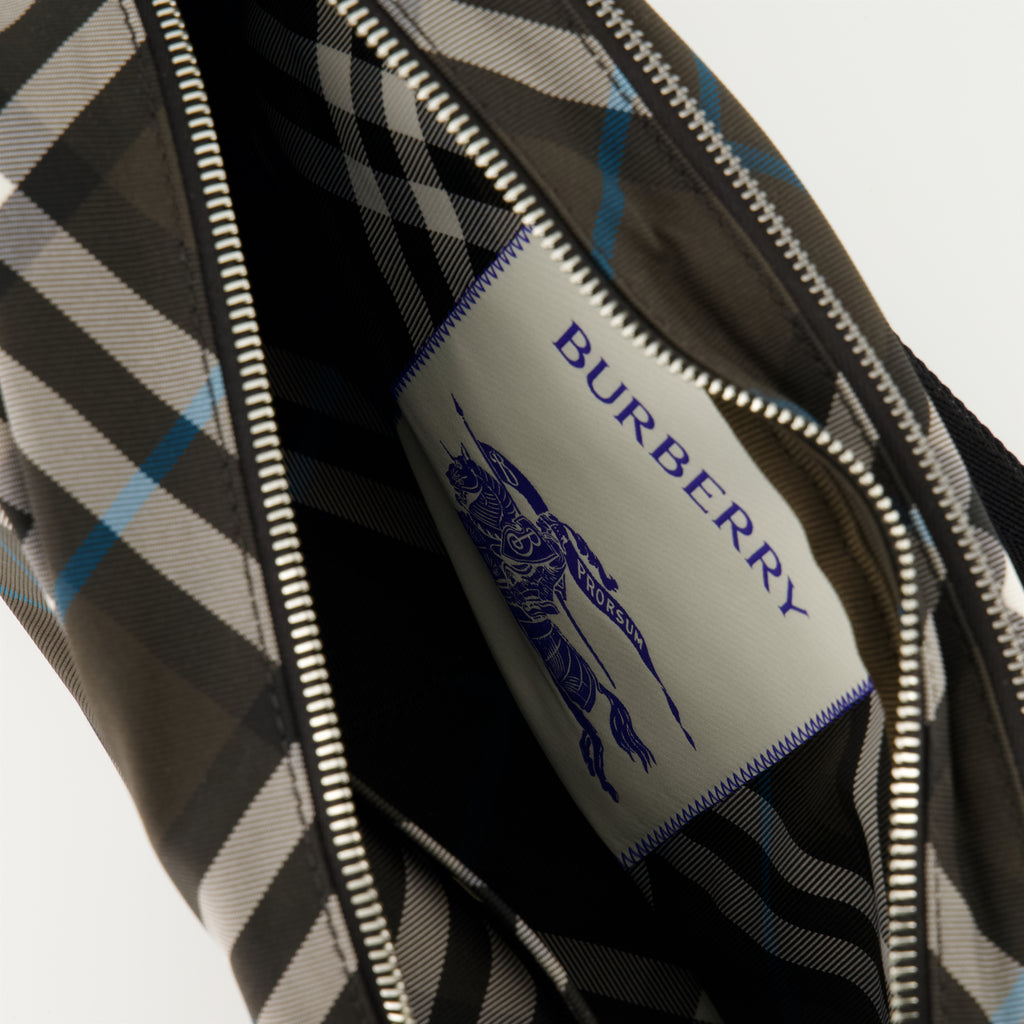 Sacs bandoulière Sac à carreaux Check Burberry Marron Homme