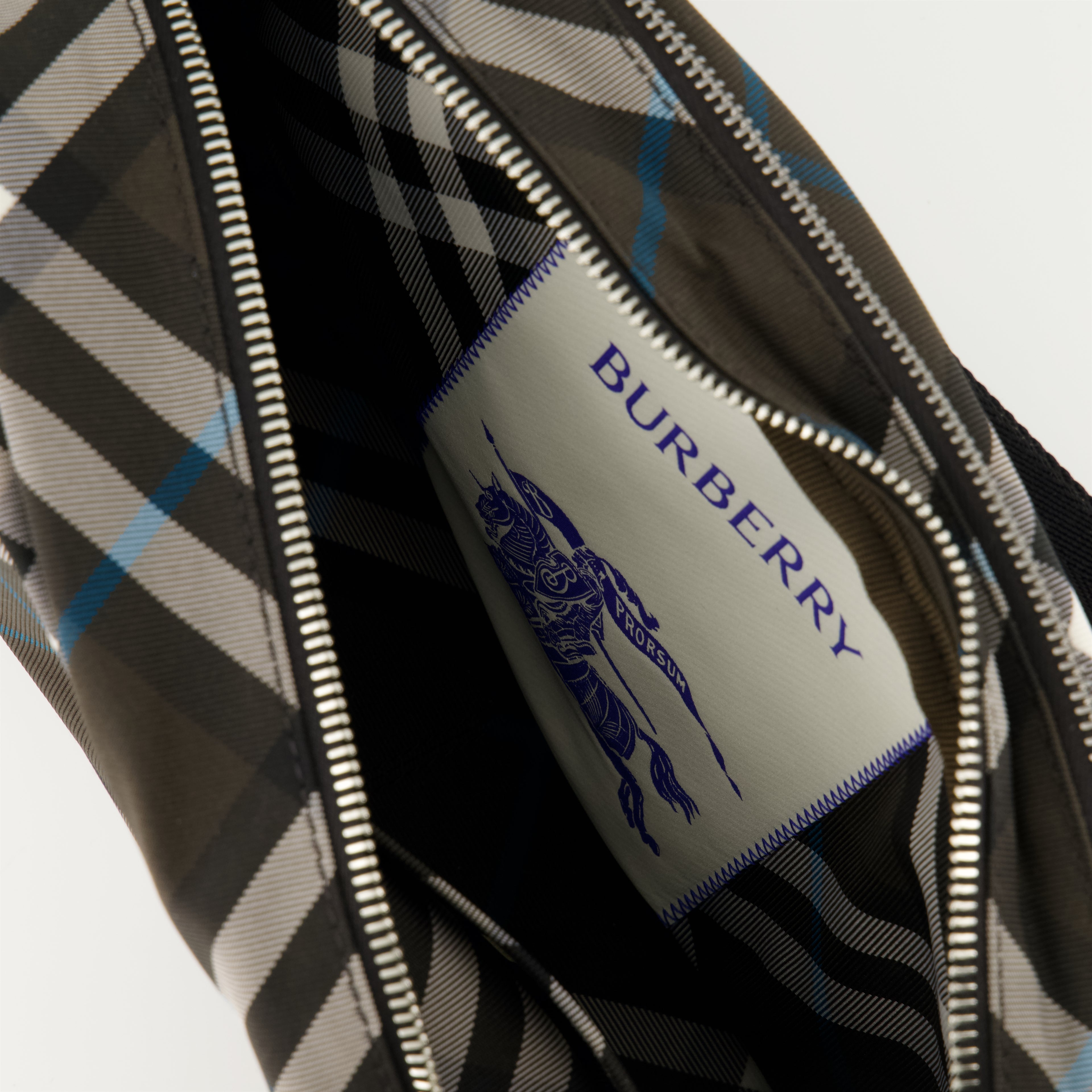 Sacs bandoulière Sac à carreaux Check Burberry Marron Homme