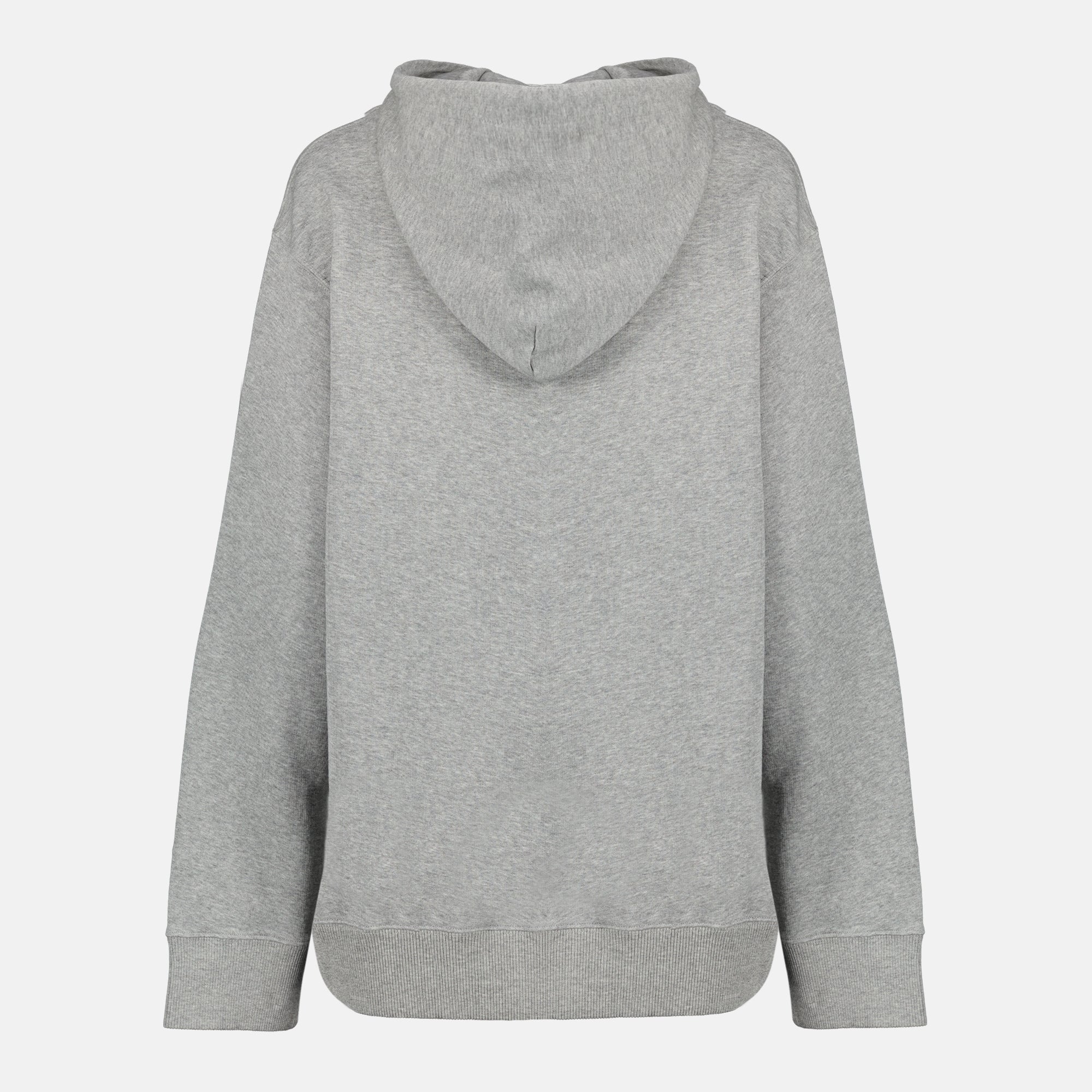 Image de l'article Sweat à capuche gris de la marque Mm6 pour Femme - Saison Printemps-Été 2026 - Vue de Dos