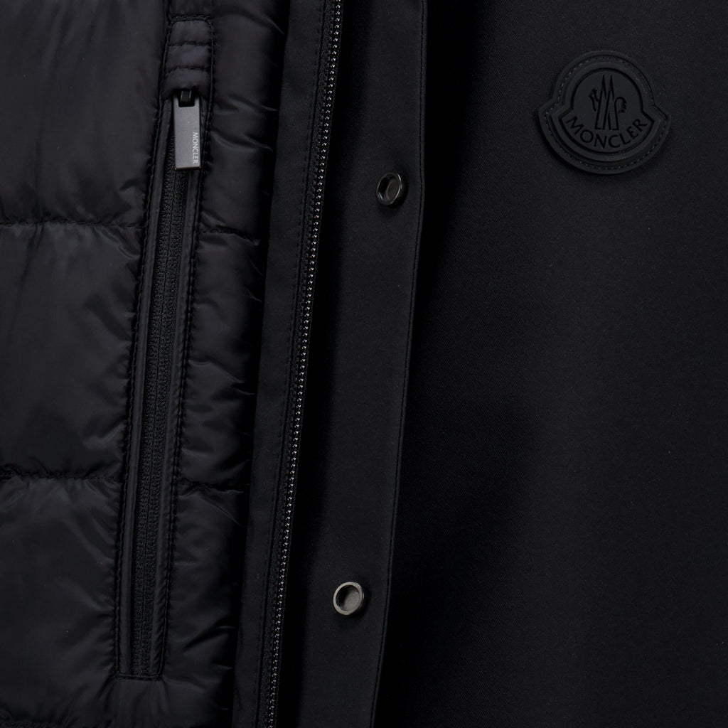 Vestes Caelros Schwarze Daunenjacke Moncler Noir Homme
