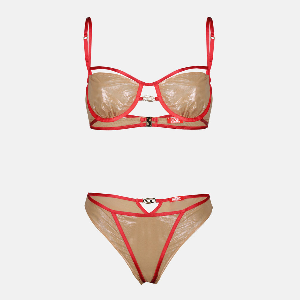 Imagen del artículo Sujetador Cindy-GFT dorado y rojo de la marca Diesel para Mujer - Temporada Primavera-Verano 2026 - Vista Detallada_2