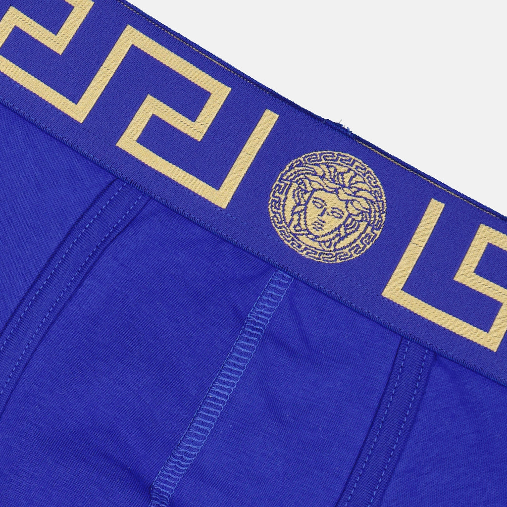 Roupa íntima e homewear Medusa Long Boxer Versace Azul Homme