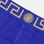Roupa íntima e homewear Medusa Long Boxer Versace Azul Homme