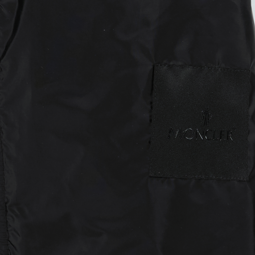 Vestes Veste sans manches Moretan Moncler Noir Homme