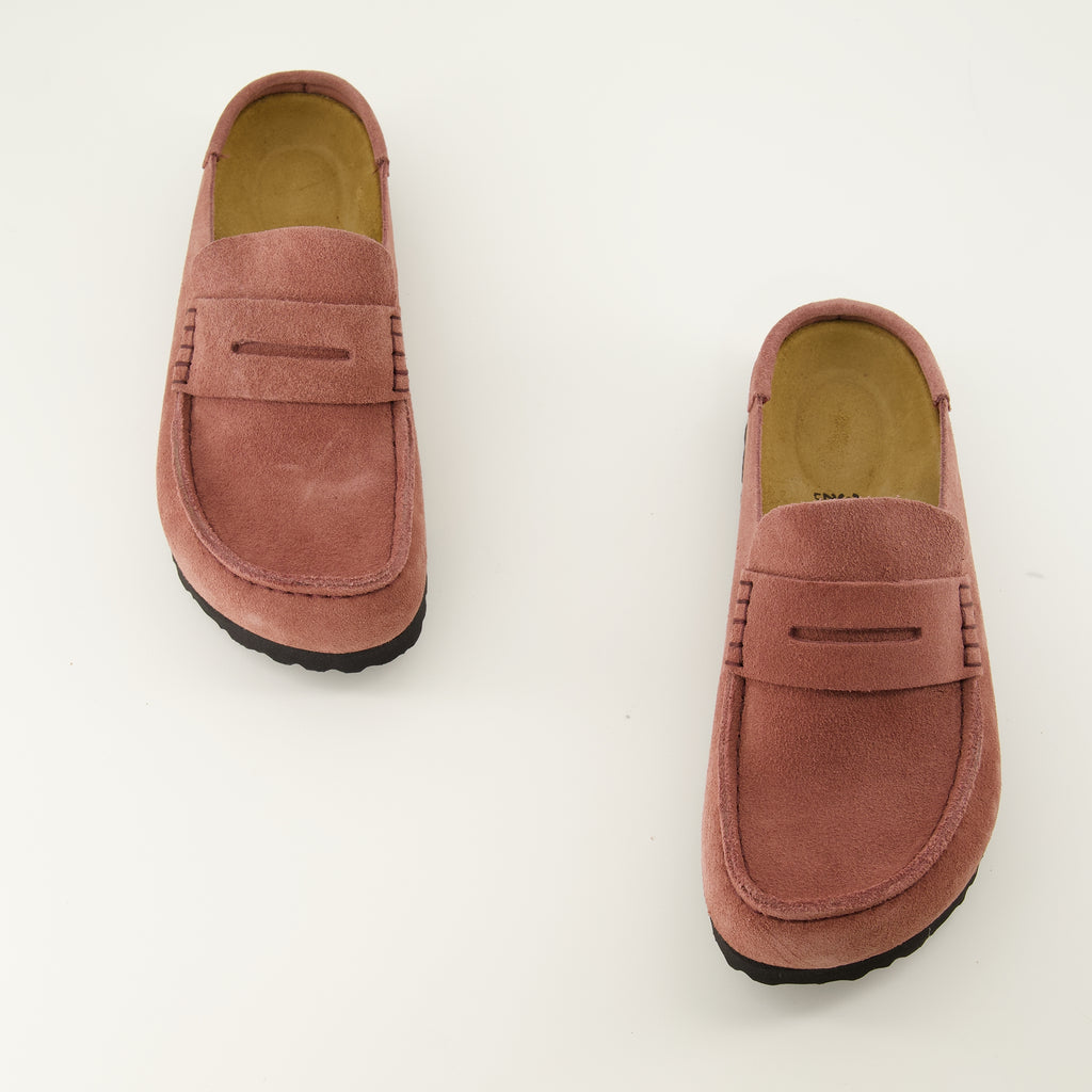 Chaussures ouvertes 네이플스 랩핑 핑크 뮬 Birkenstock Rose Unisexe