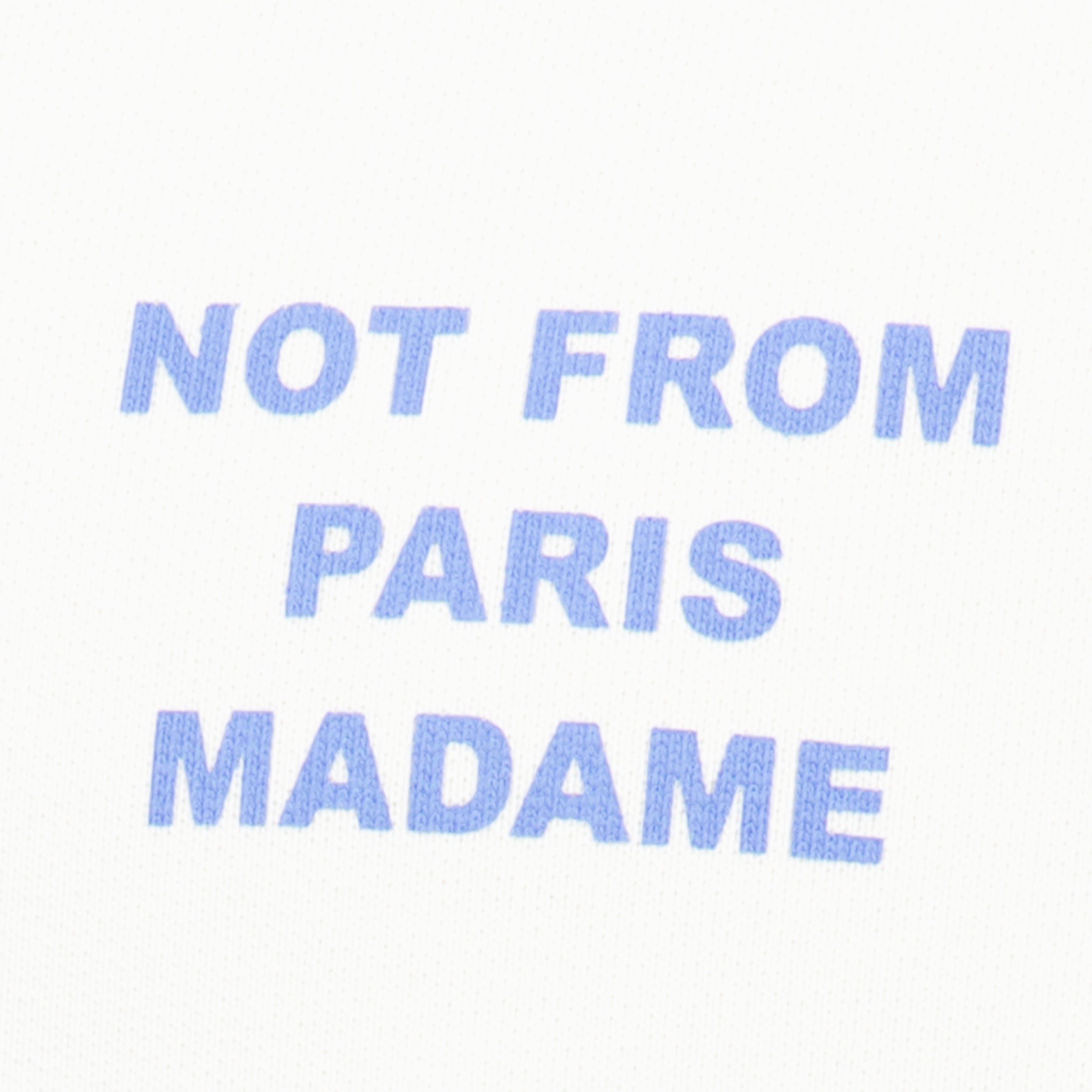 Sweatshirts Sport Slogan White Sweatshirt Drole De Monsieur Blanc Homme