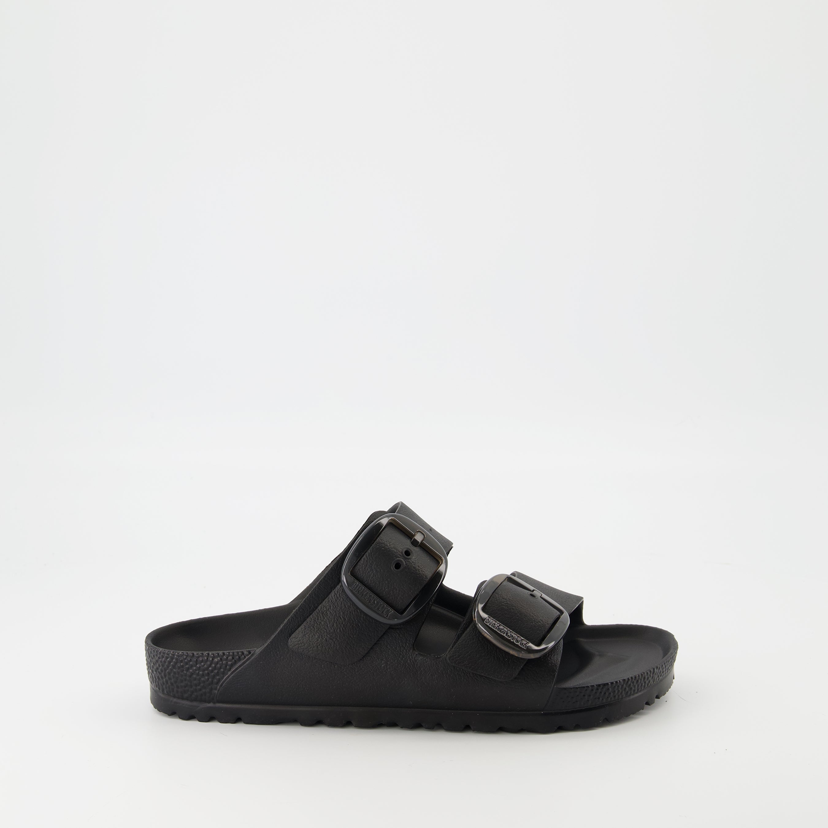 Chaussures ouvertes Sandales Arizona Big Buckle Birkenstock Noir Femme