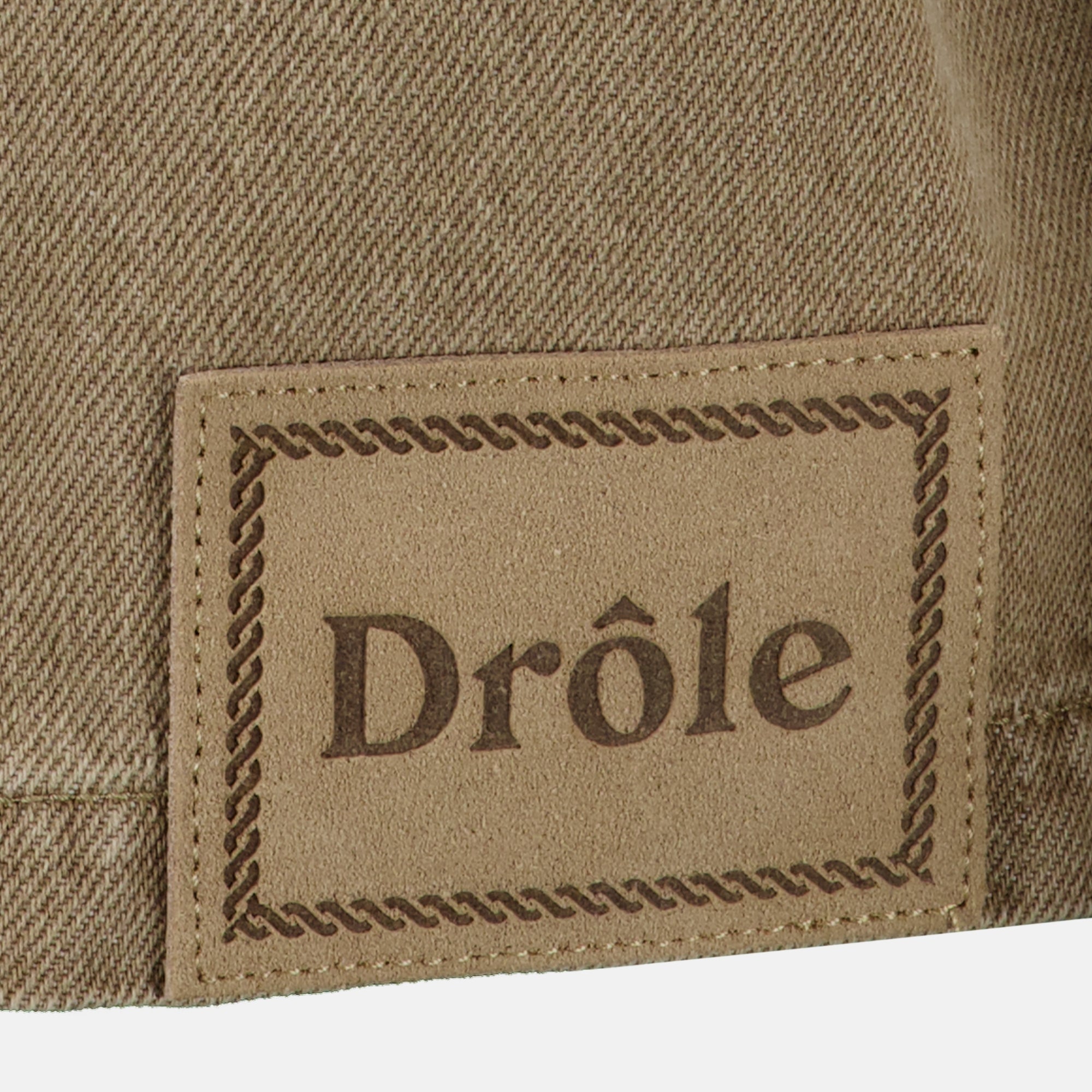 Vestes Khaki Denim Jacket Drole De Monsieur Beige Homme