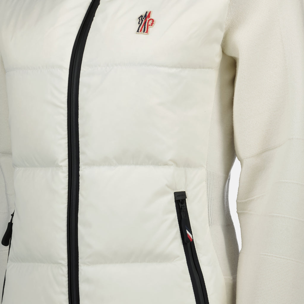 Jackets Quilted Cardigan Moncler Grenoble White Femme
