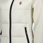 Giacche Cardigan Matelassé Moncler Grenoble Bianco Femme