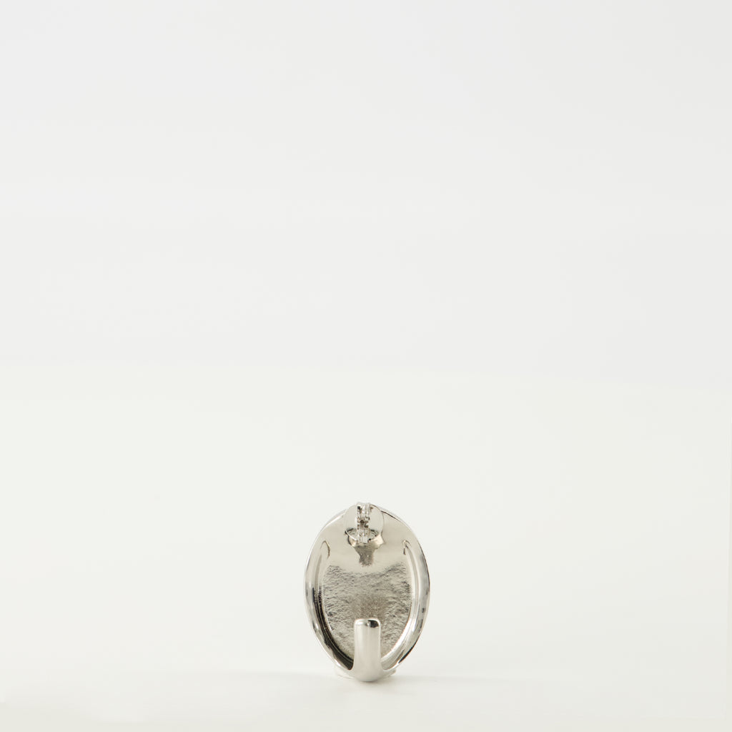 Image de l'article Boucle d'oreille Ovale de la marque Mm6 pour Femme - Saison Automne-Hiver 2025 - Vue de Dos