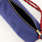 Sacs à main et épaule Pochette en gabardine bleu marine Miu Miu Bleu foncé Femme