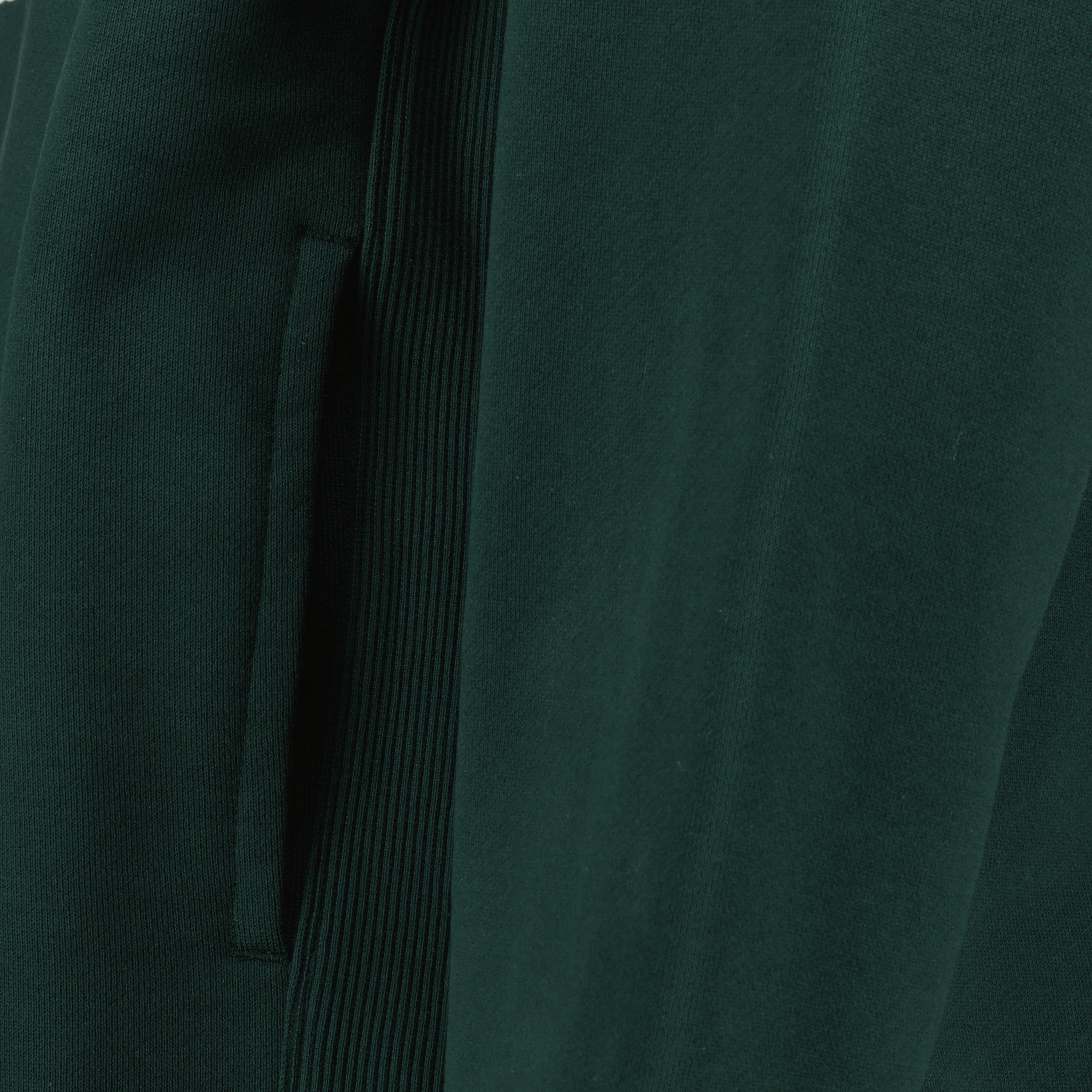 Image of the article Green cotton fleece zip-neck sweater by Dior for Men - Spring-Summer 2026 - Detailed View_2