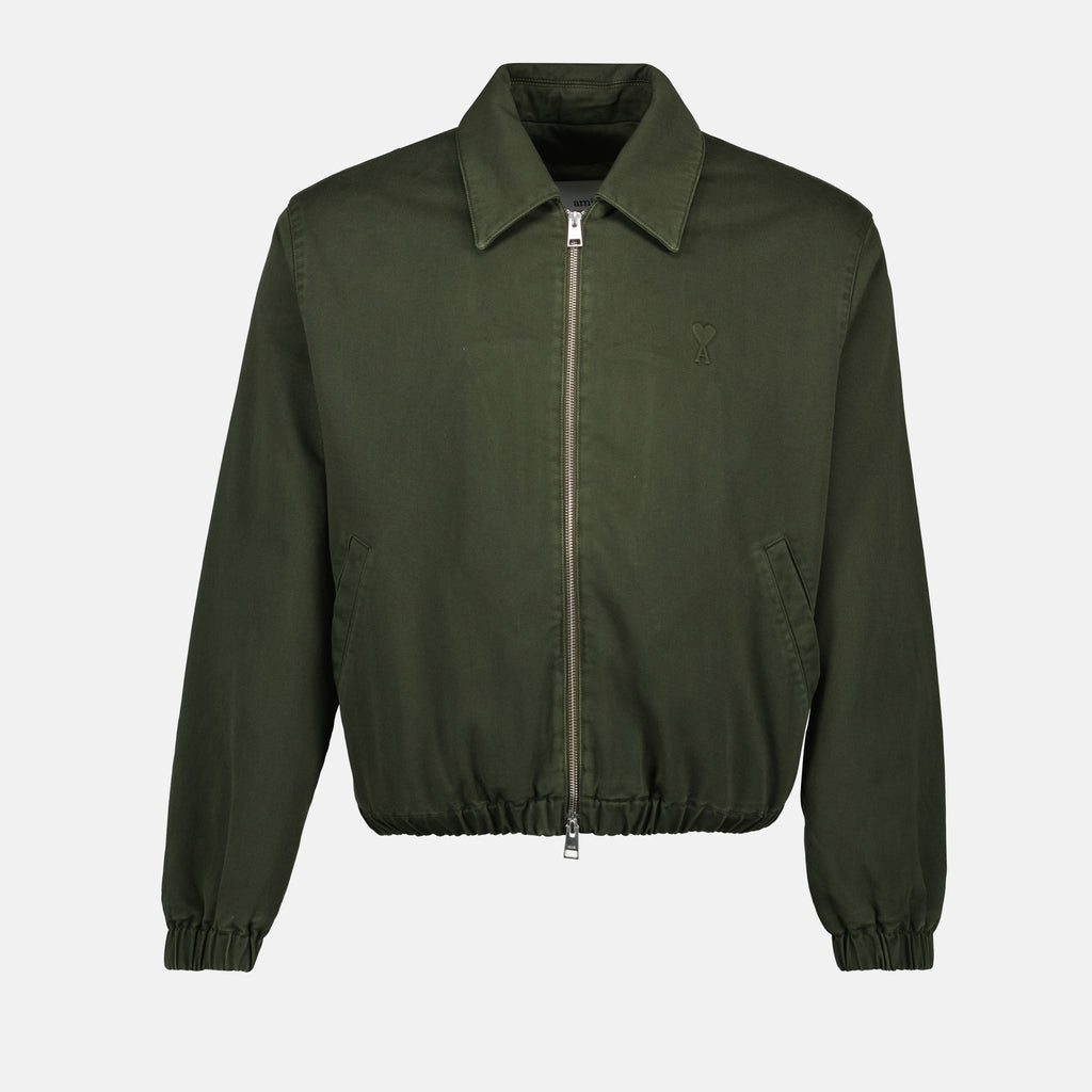 Jacken Zipped Bomber Ami de coeur Ami PARIS Khaki Homme