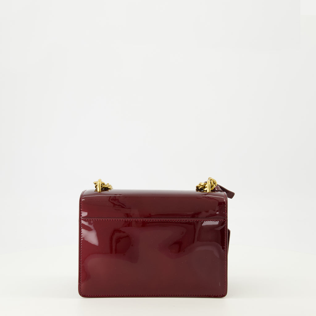 Sacs à main et épaule Bolsa Sunset em Pele Verniz Bordô Saint Laurent Bordeaux Femme