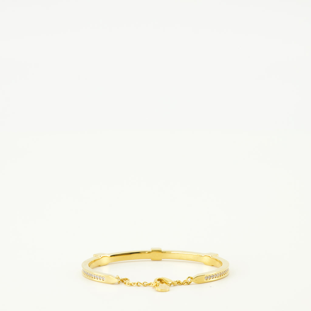 Bijoux Pulseira Forever com Cristais Fendi Doré Femme