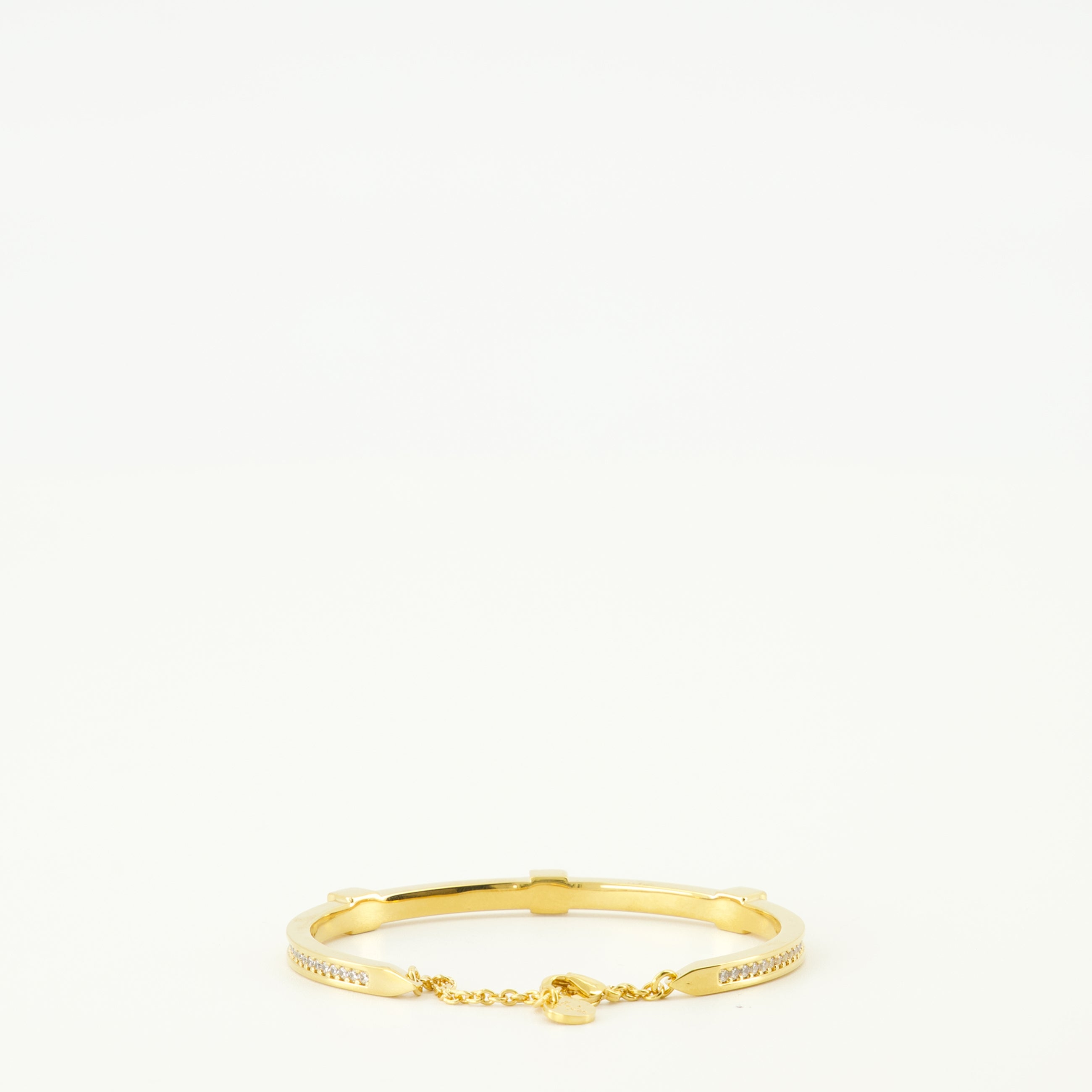 Bijoux Bracelet Forever à cristaux Fendi Doré Femme