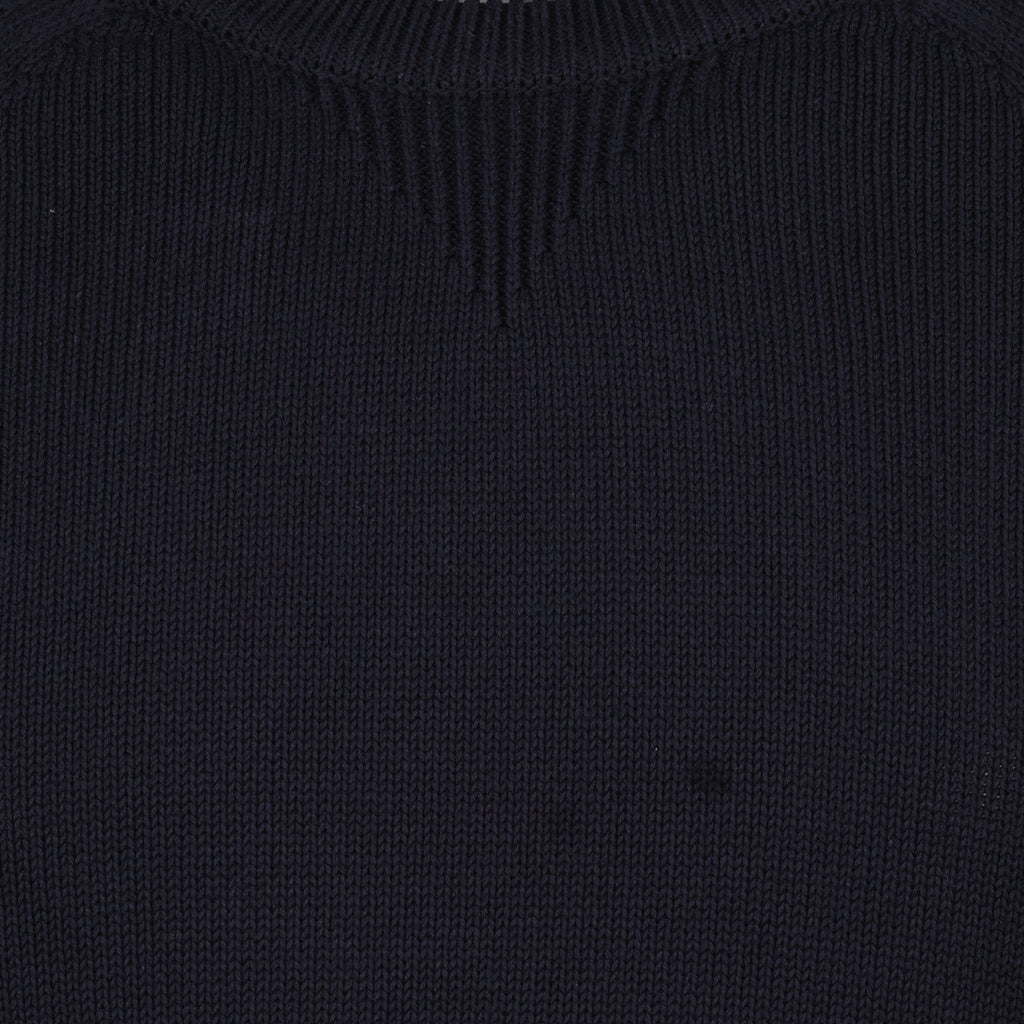 Imagen del suéter Dior Oblique azul marino de la marca Dior para hombres - Temporada Primavera-Verano 2026 - Vista Detallada_2
