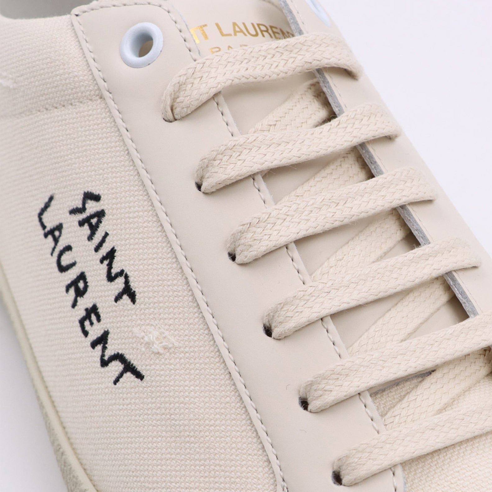 Elegante schuhe SL/06 Canvas Sneaker Saint Laurent Beige Homme