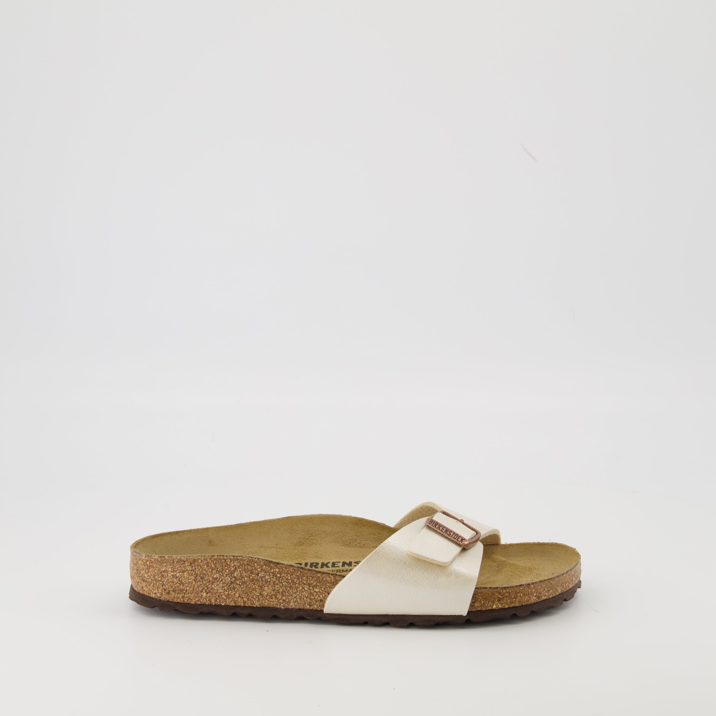 Chaussures ouvertes Sandales Madrid Birkenstock Beige Femme