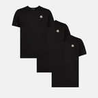 T-shirts Logo T-Shirt Set Moncler Noir Homme
