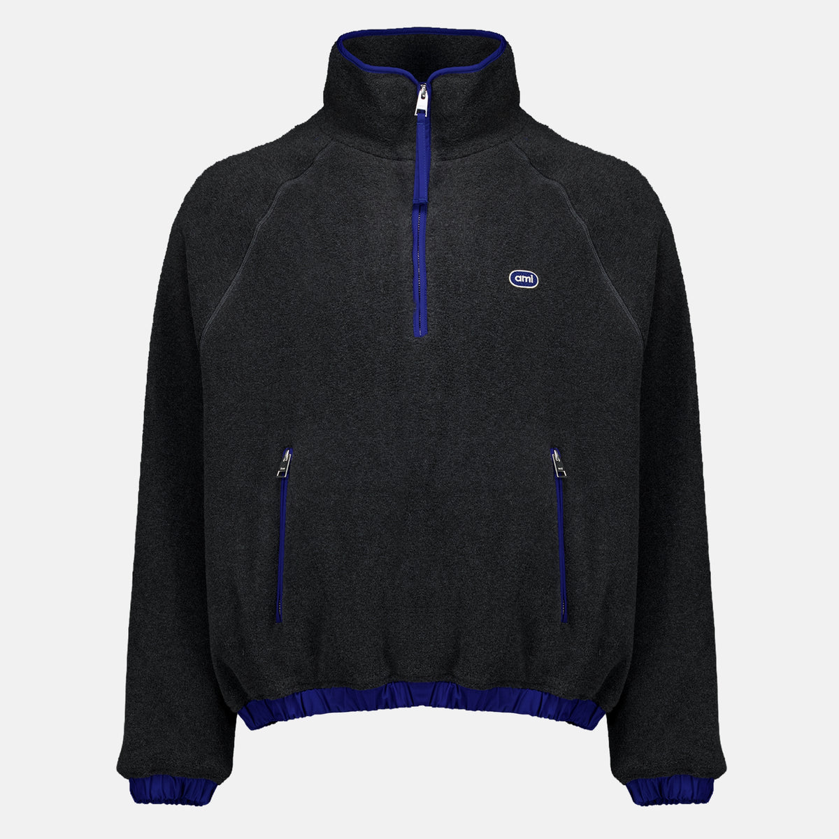 Sweatshirts Polaire zippée grise Ami PARIS Gris Homme