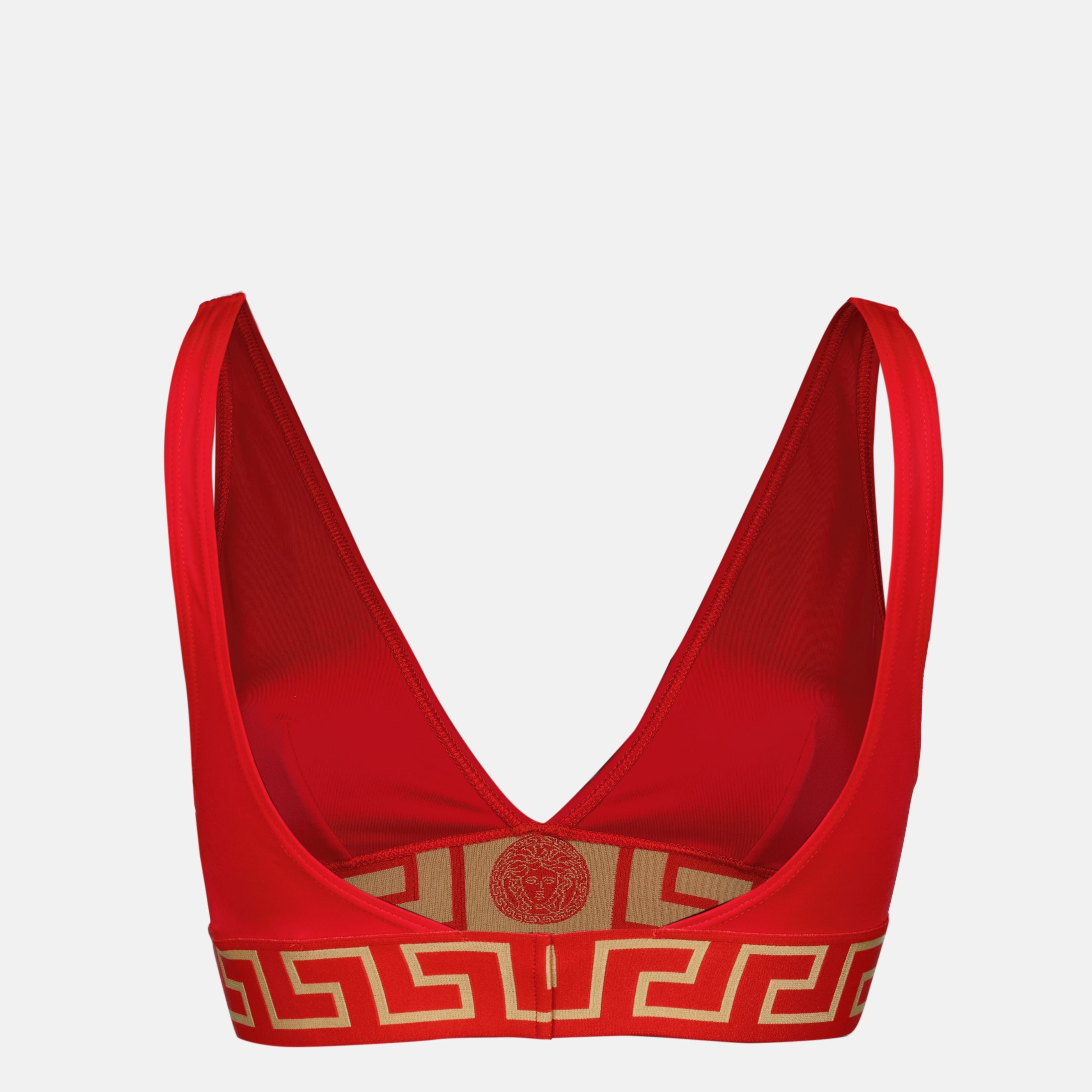 Image de l'article Haut de maillot rouge de la marque Versace pour Femme - Saison Printemps-Été 2025 - Vue de Dos