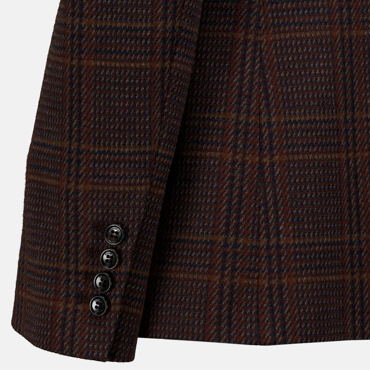 Vestes Blazer à carreaux en laine Max Mara Marron Femme