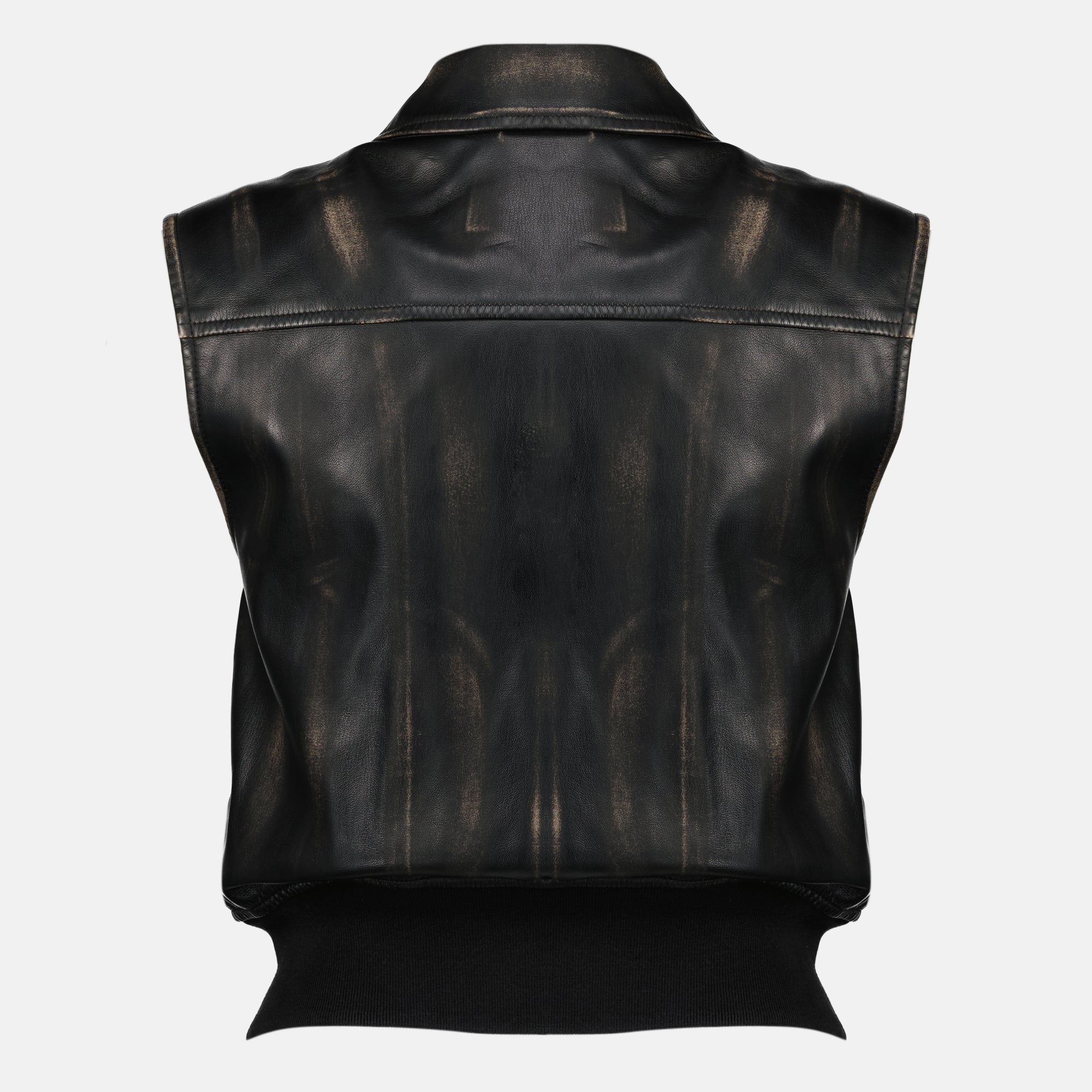 여성을 위한 디젤 브랜드 G-Inko 민소매 재킷의 이미지 - 2026년 봄-여름 시즌 - 뒷면 보기