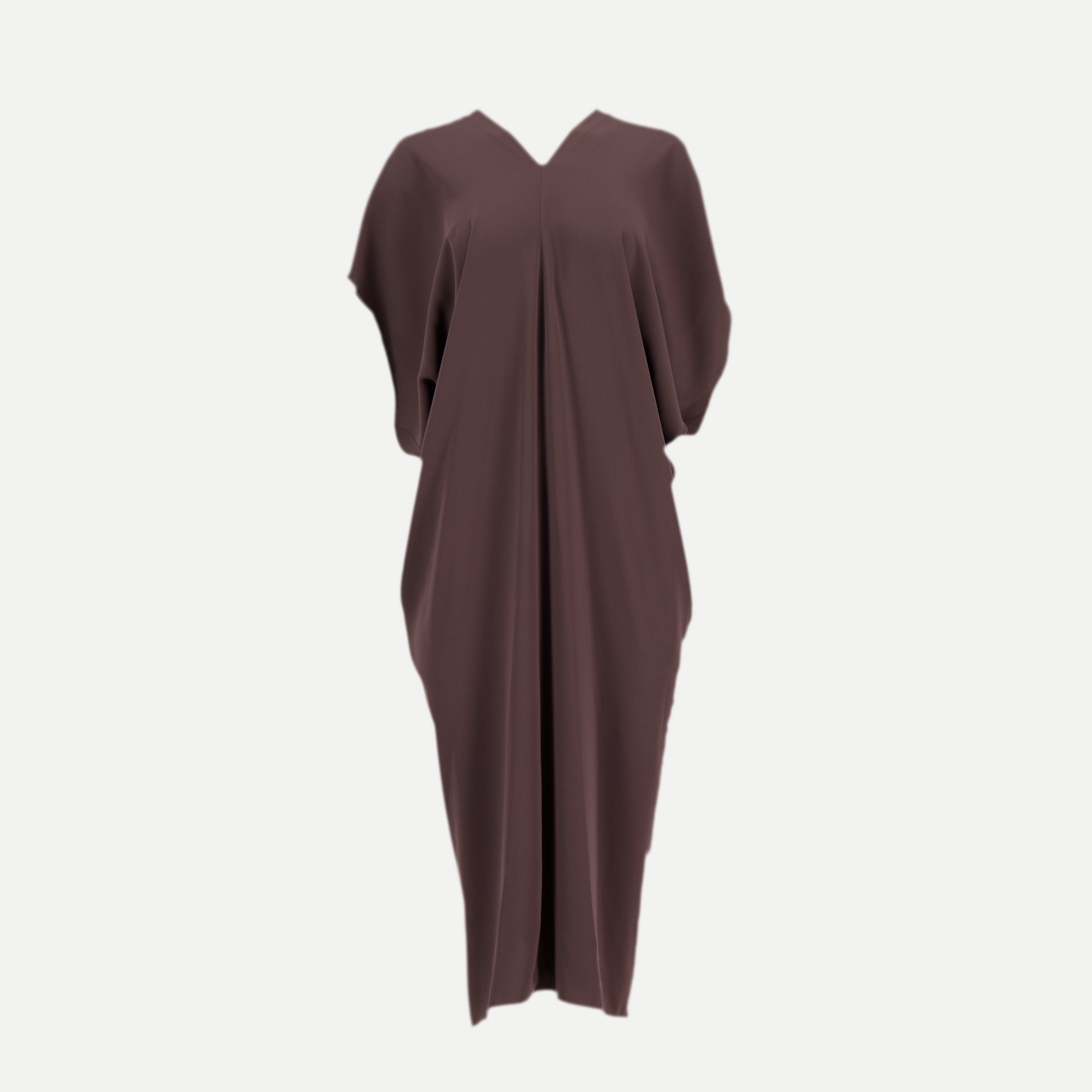 Robes Langes Kleid Mm6 Marron Femme