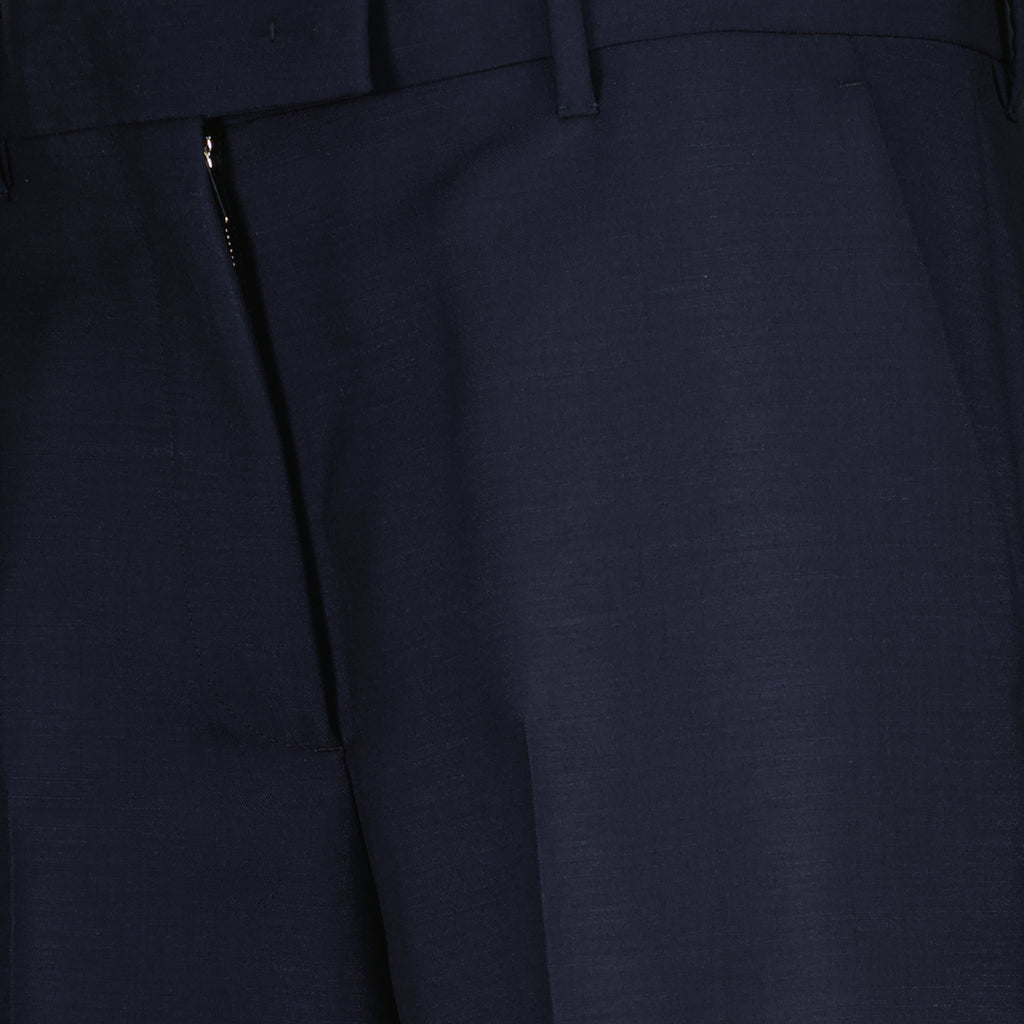 Pantalons 어두운 파란색 울 시가렛 팬츠 Miu Miu Bleu foncé Femme