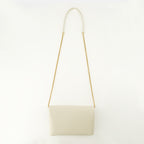 Sacs bandoulière Pochette Cassandre à chaîne Saint Laurent Beige Femme